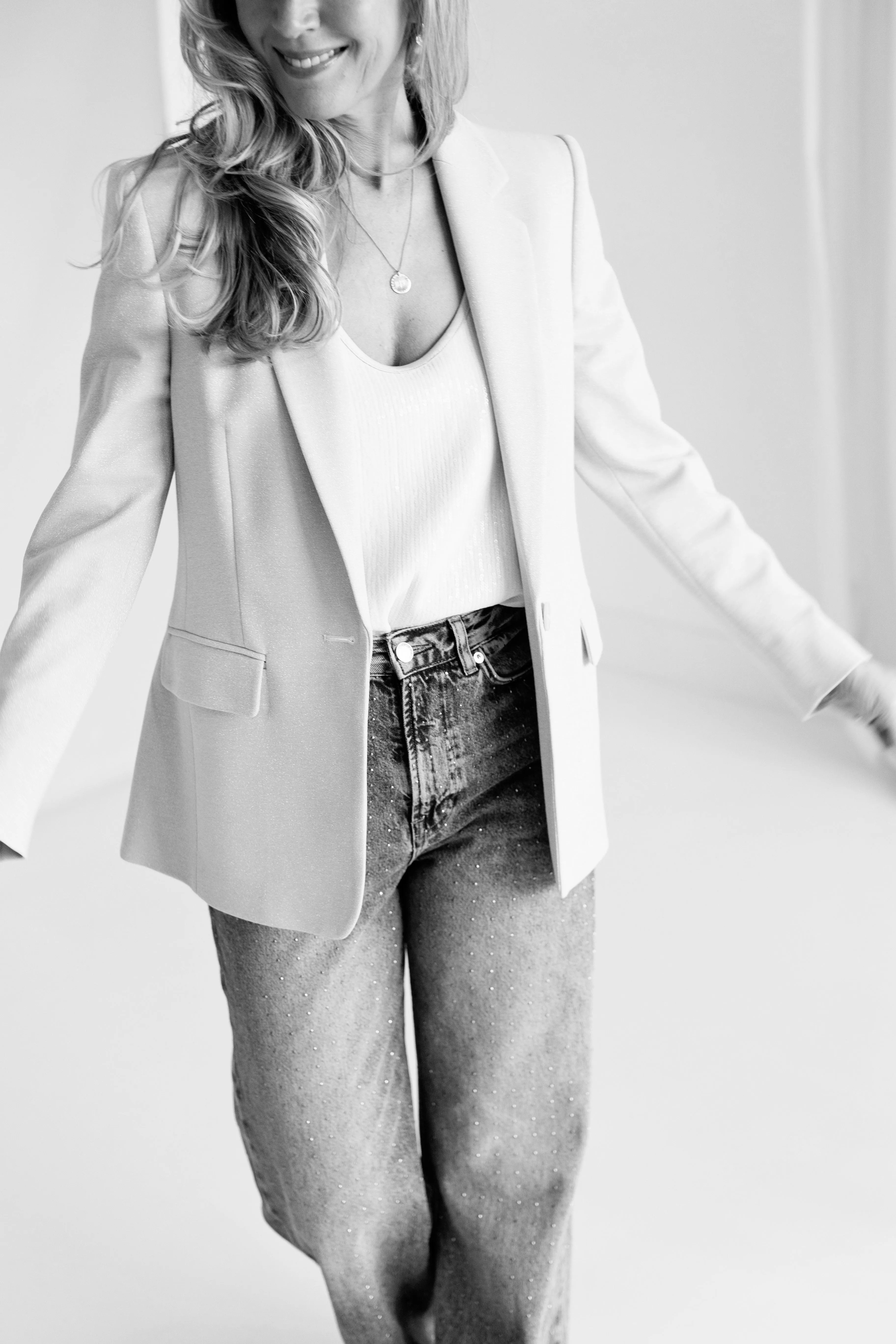 Atlin blazer shimmer