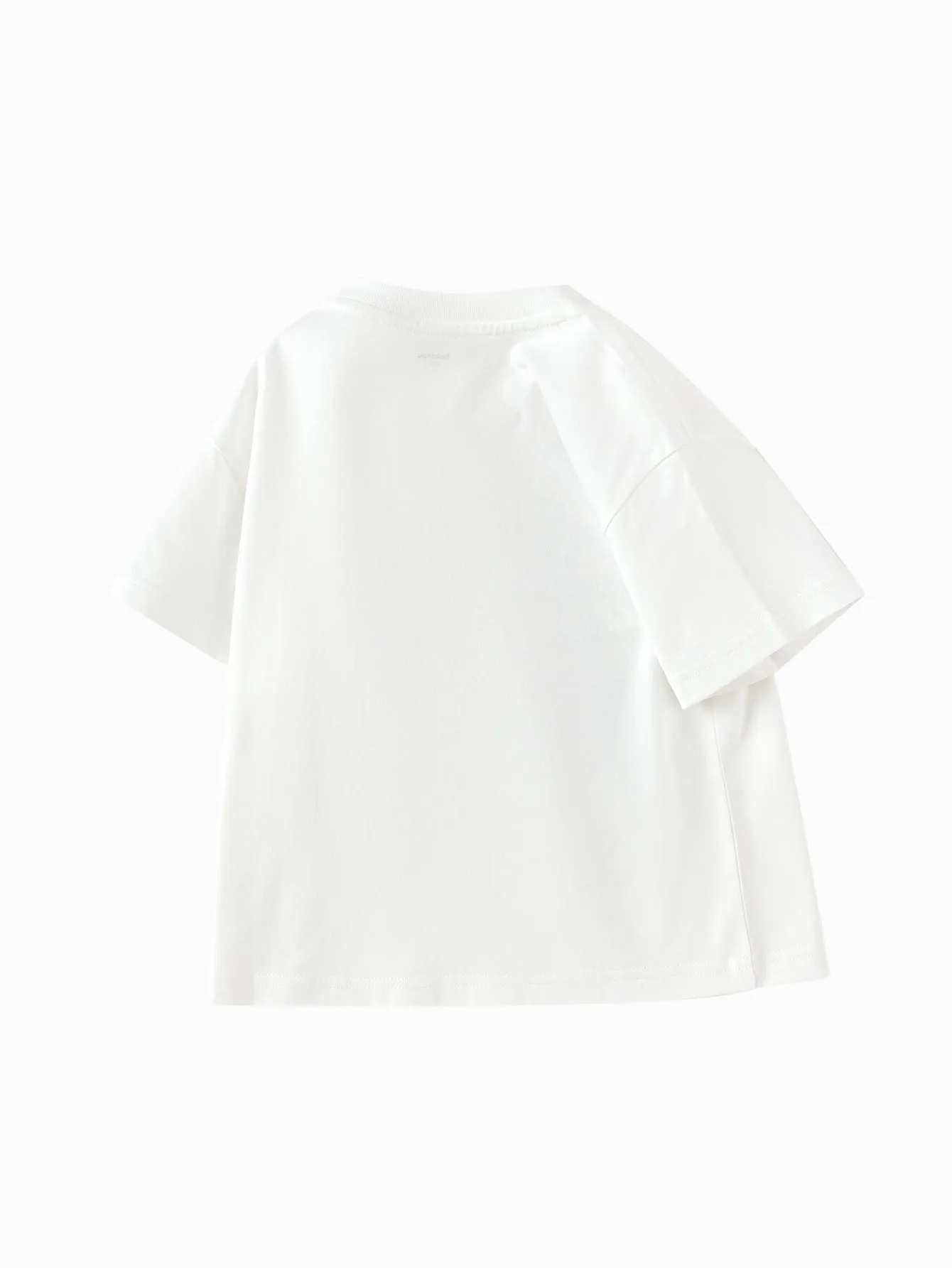 Baby Boy Round V-Neck Short-Sleeved T-Shirt