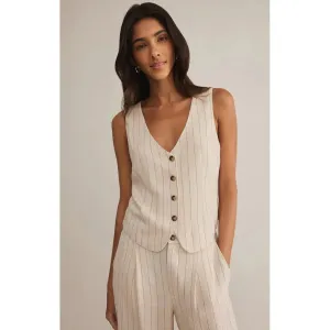 Belfort Pinstripe Vest - Z Supply