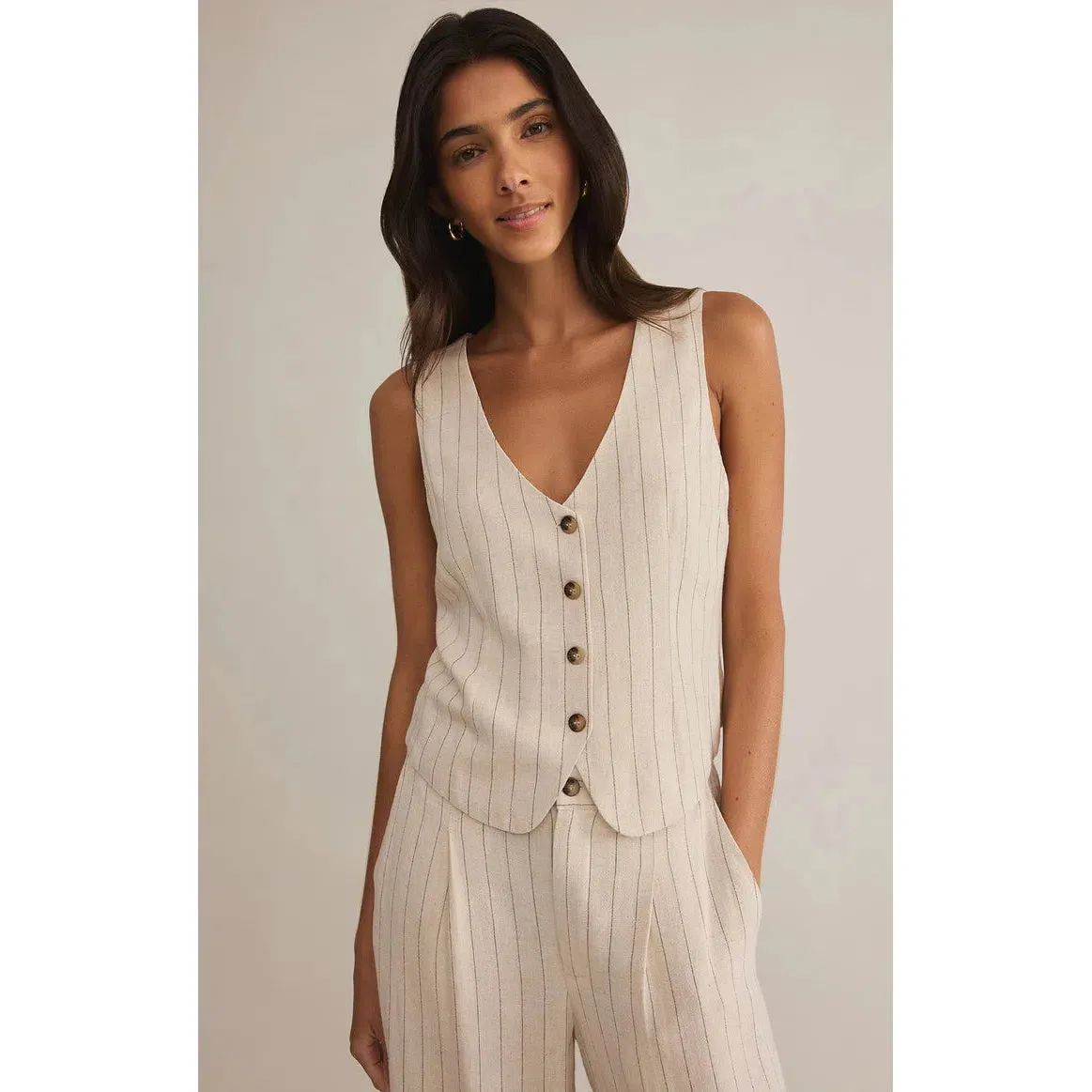 Belfort Pinstripe Vest - Z Supply