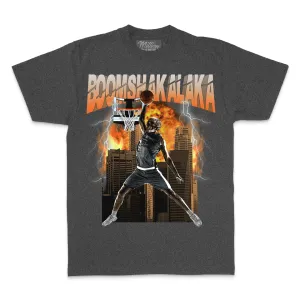 Boomshakalaka - Heather Charcoal Grey T-Shirt