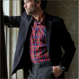 Brook Taverner Otley Classic Fit Navy Wool Blazer@