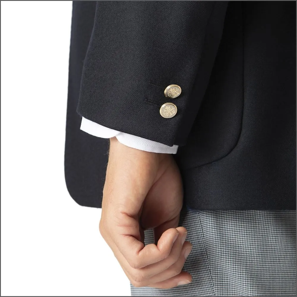 Brook Taverner Oxford Classic Navy Pure Wool Blazer==