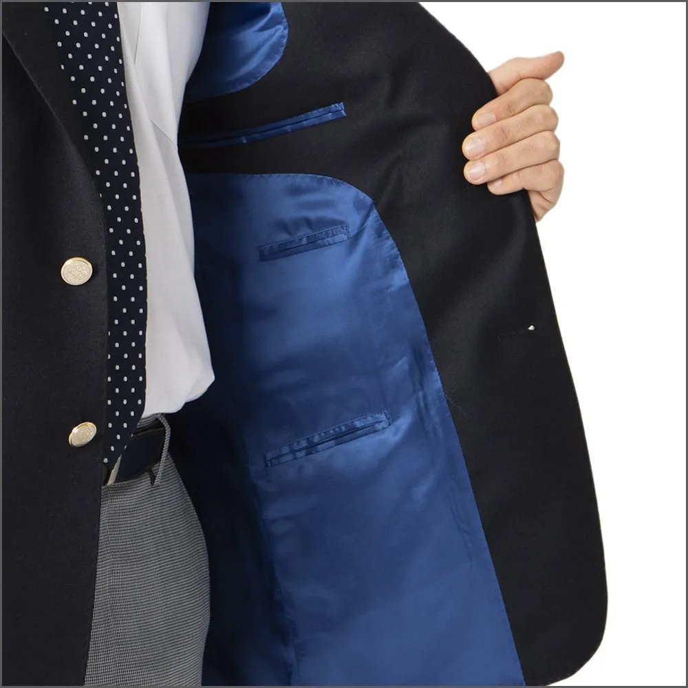 Brook Taverner Oxford Classic Navy Pure Wool Blazer==