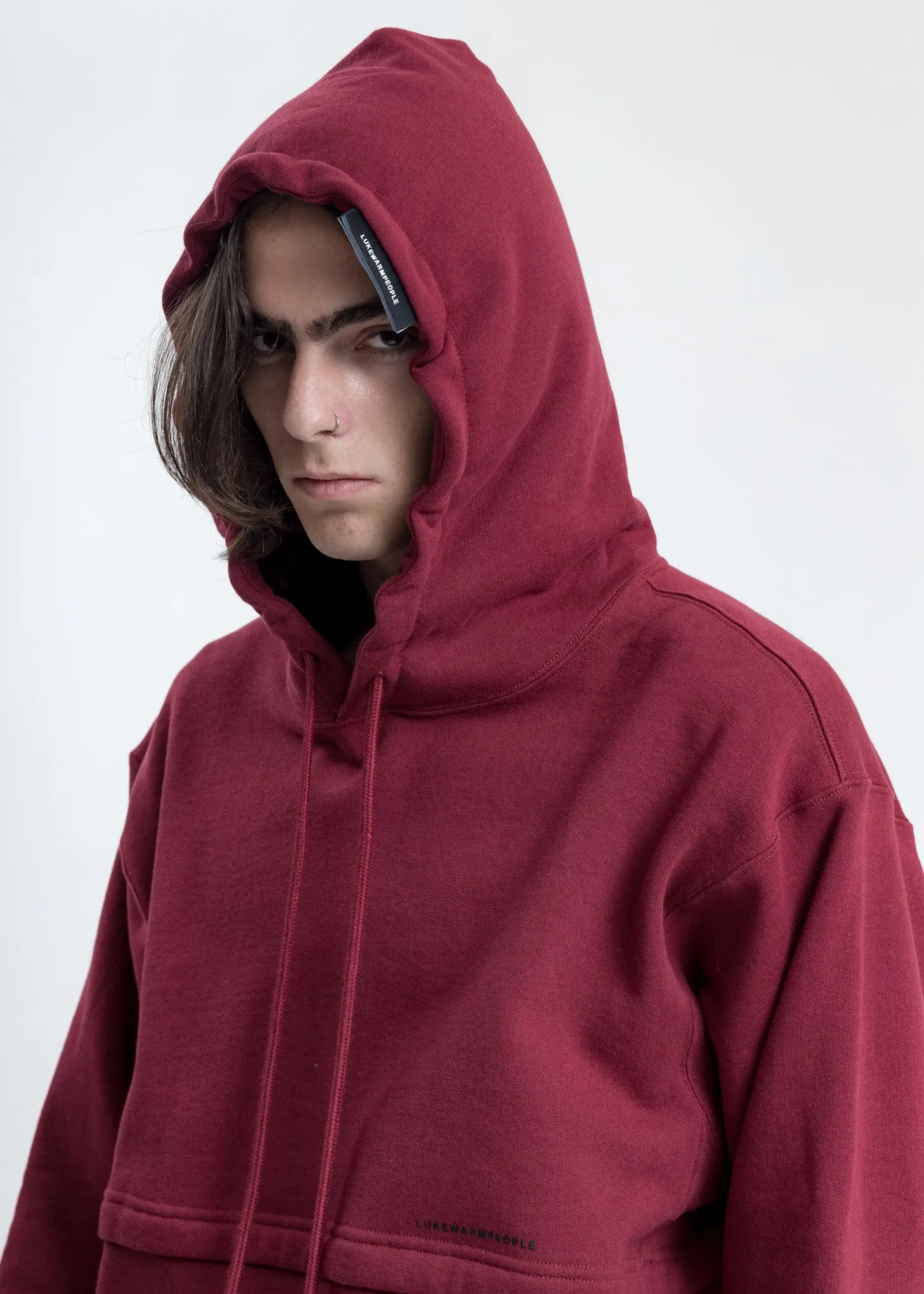 Burgundy Triple Layer Hoodies