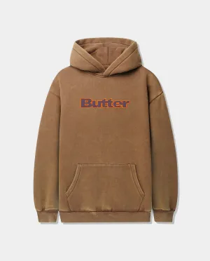 Butter Goods - Nylon Logo Applique Pullover Hood - Brown