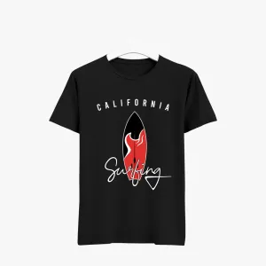 California Surfing Printed Tees | Premium summer Cotton Tees For Women