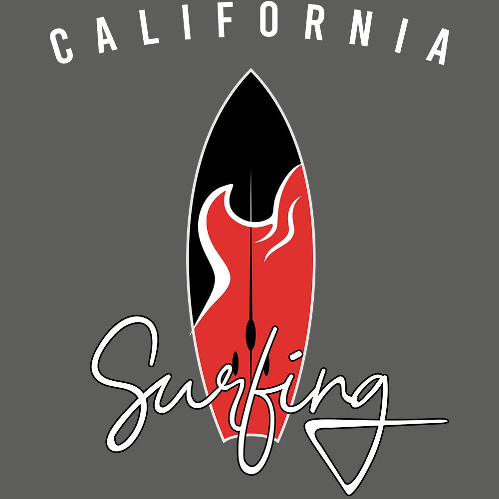 California Surfing Printed Tees | Premium summer Cotton Tees For Women