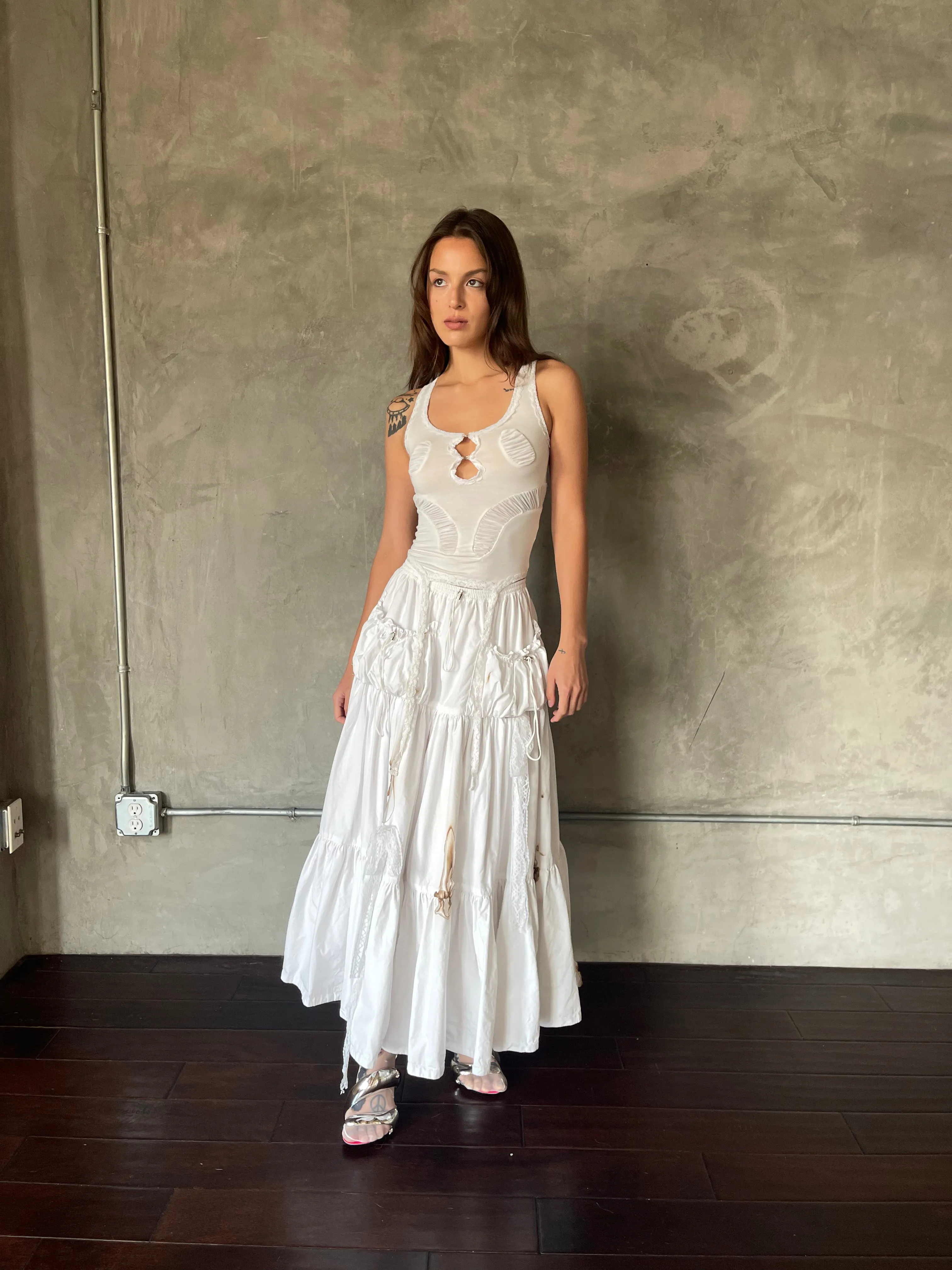 Chunky Pocket Maxi Skirt