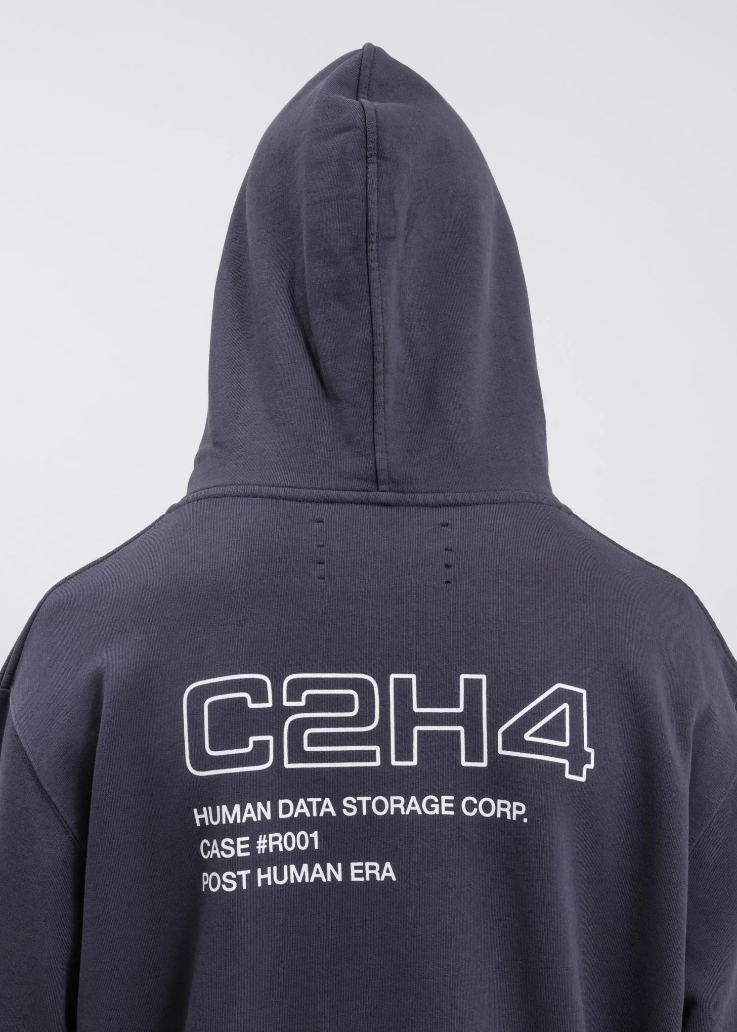 Dark Grey Layer Pocket Logo Hoodie