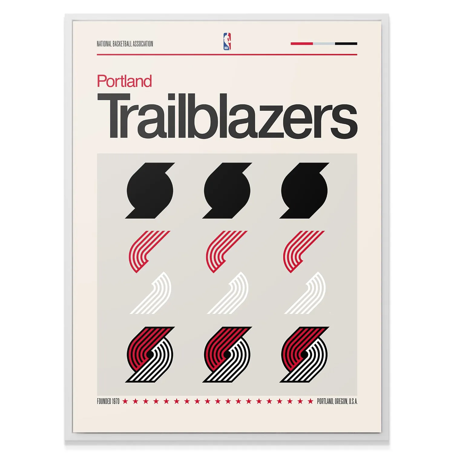 Deconstructed Logo - Blazers