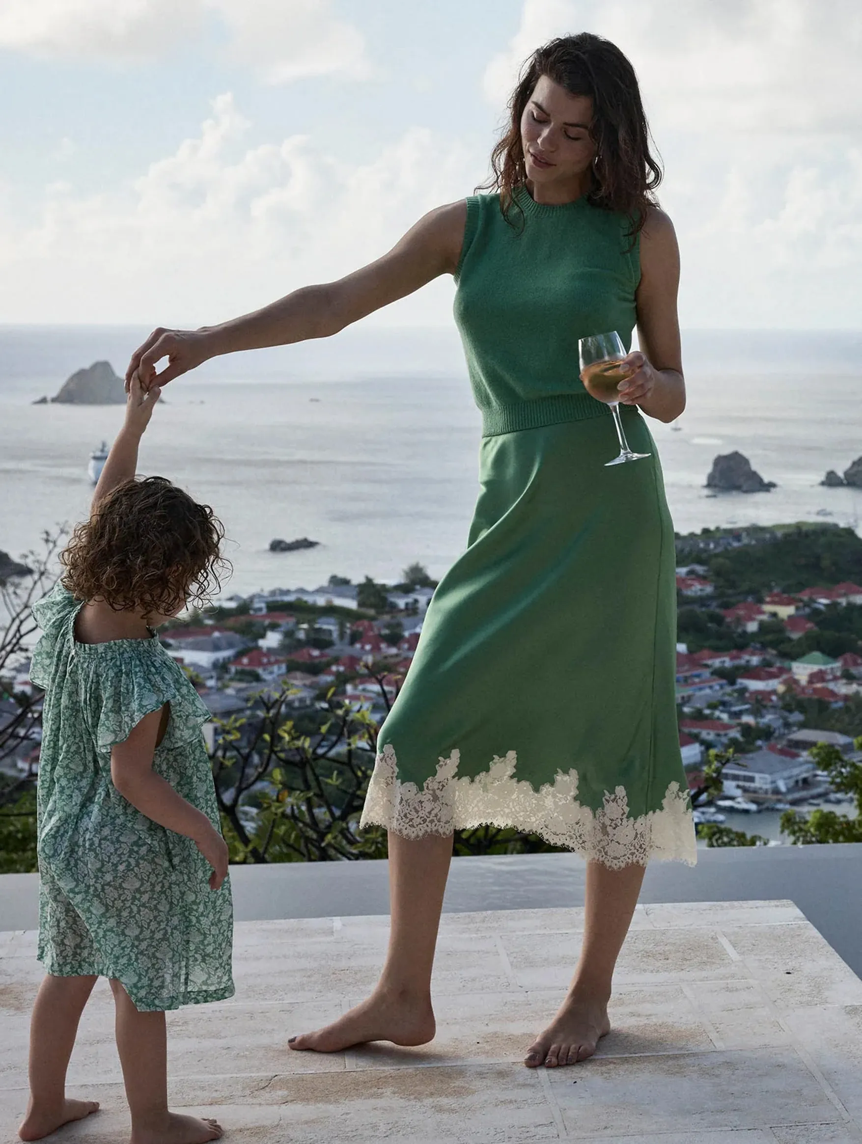 Elowena Skirt in Peridot