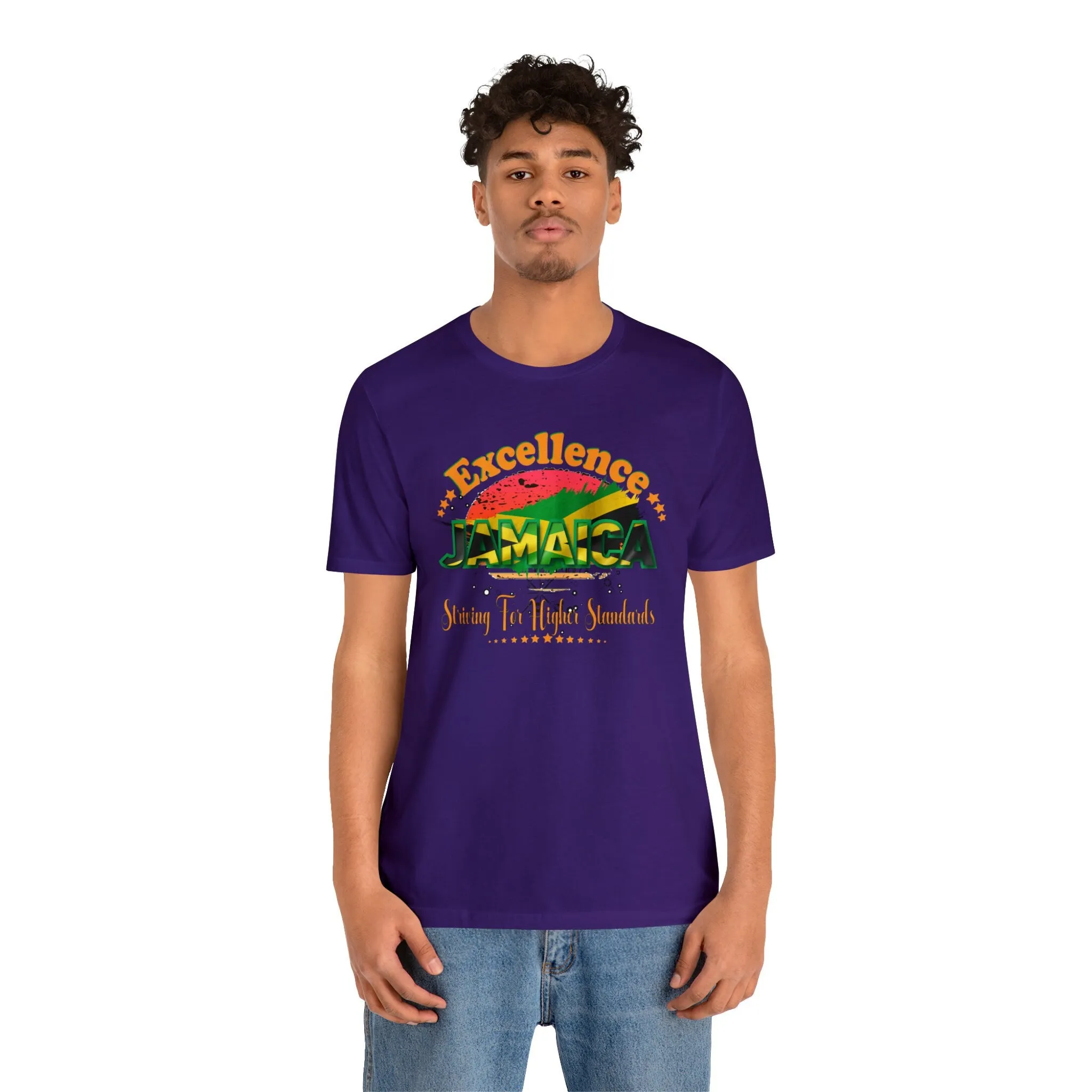 Excellence T-shirt Jamaica Etsy shirt designs Cute Graphic t shirts Jamaica T- Shirt