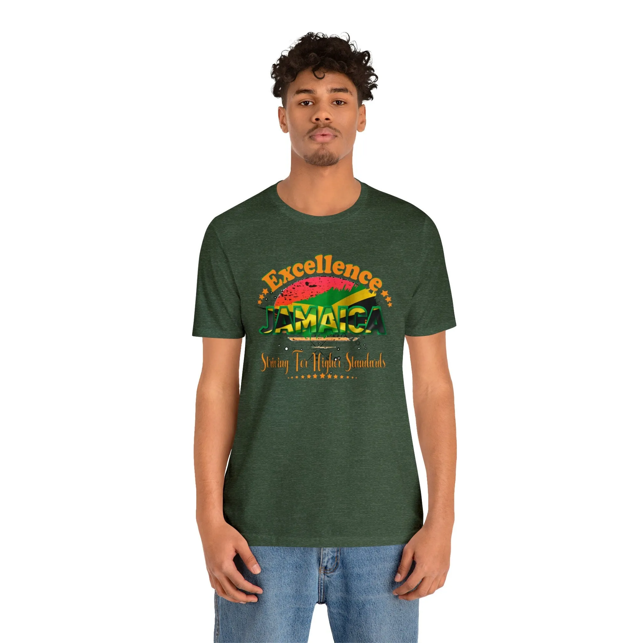 Excellence T-shirt Jamaica Etsy shirt designs Cute Graphic t shirts Jamaica T- Shirt