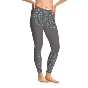 Floral Stretchy Leggings for Everyday Vibes