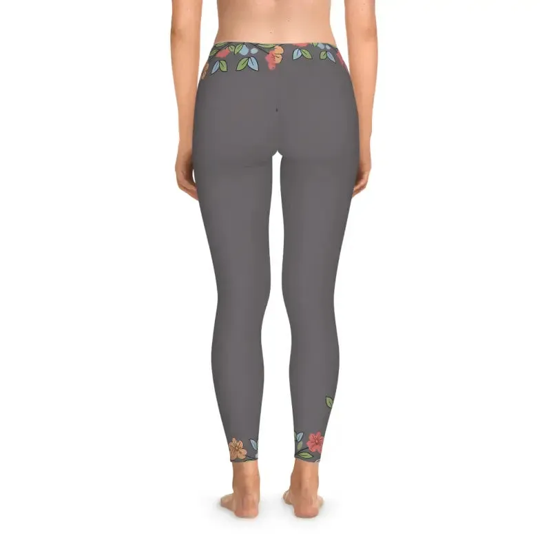 Floral Stretchy Leggings for Everyday Vibes