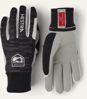 Hestra Windstopper Active Grip 5-finger - Black Print
