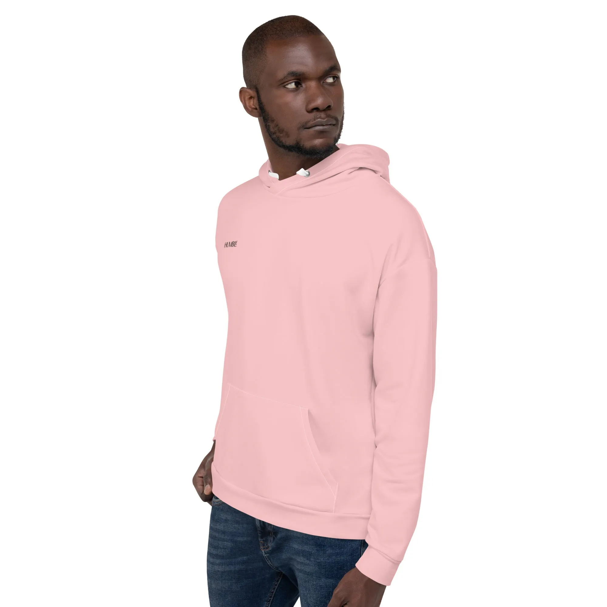 Humble Sportswear™ Light Pink Relaxed Fit Hoodie