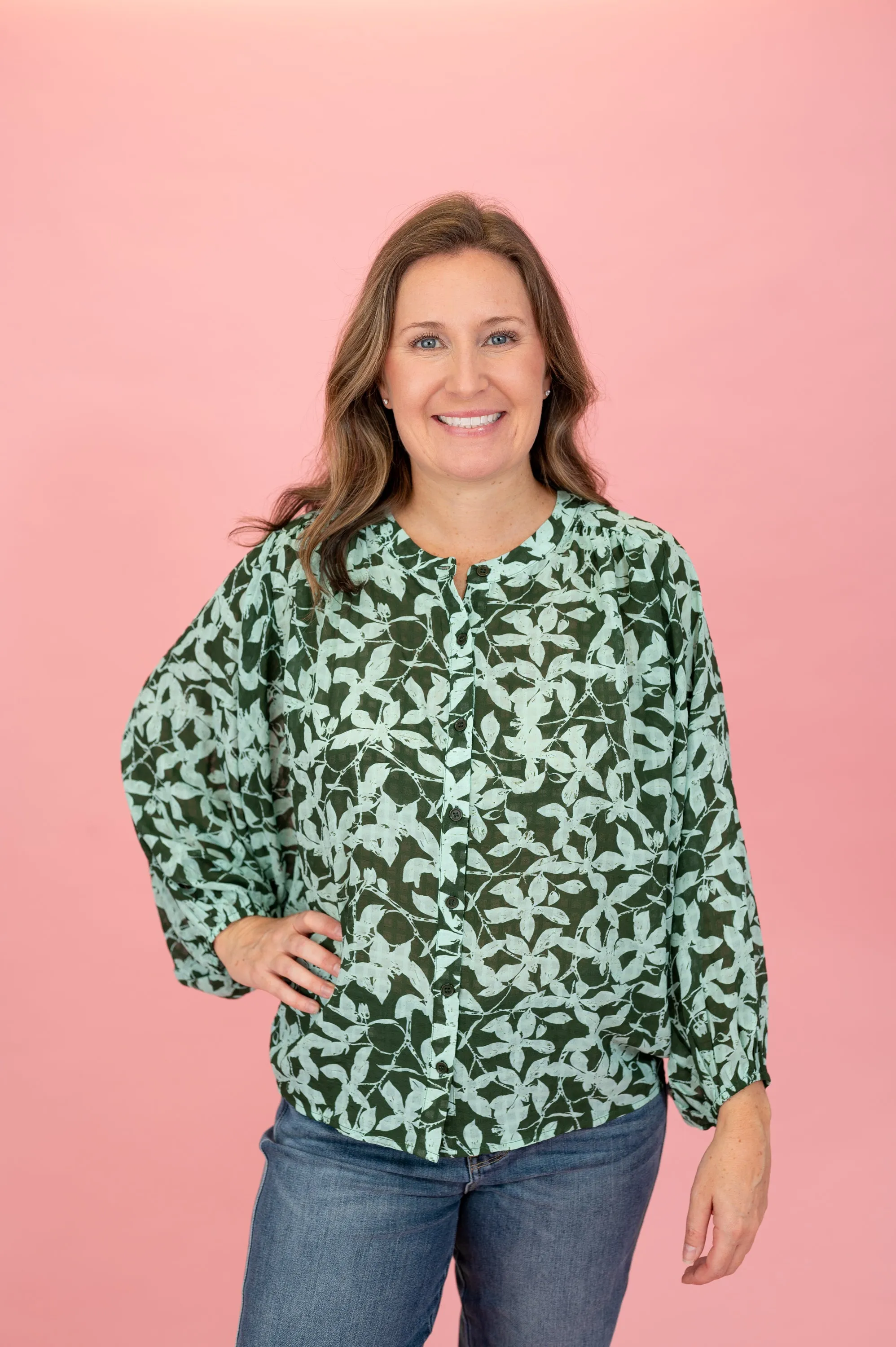 Make A Change Floral Blouse