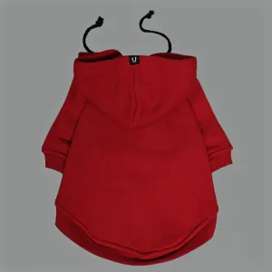 Maroon-ed Red Dog Hoodie