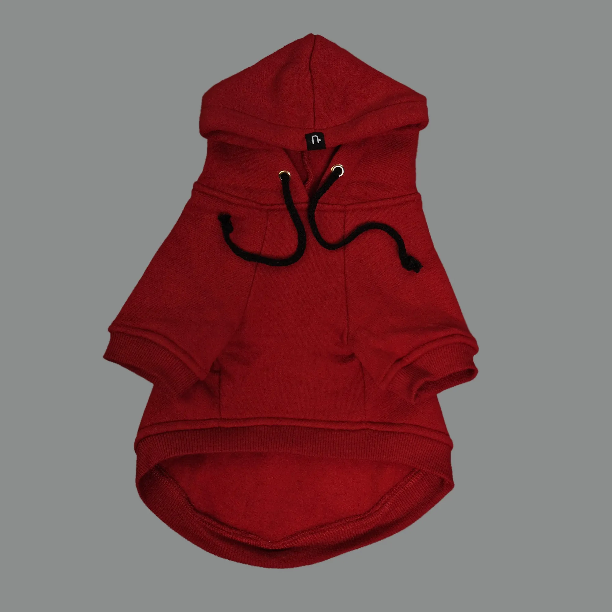 Maroon-ed Red Dog Hoodie
