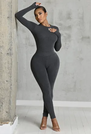 Matte Basix Sculpt Leggings - Charcoal