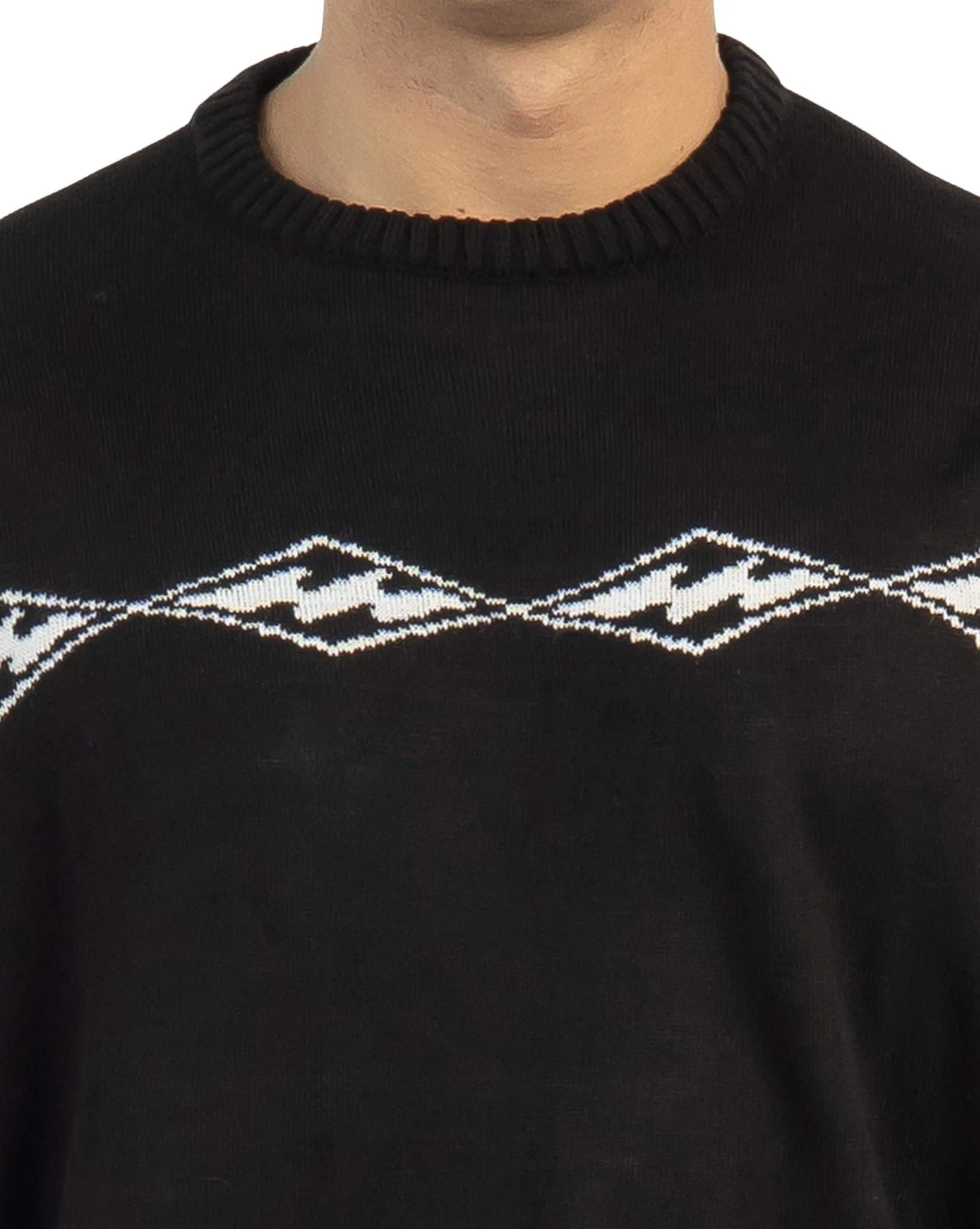 Mens Diamond Daze Crew Neck Knit