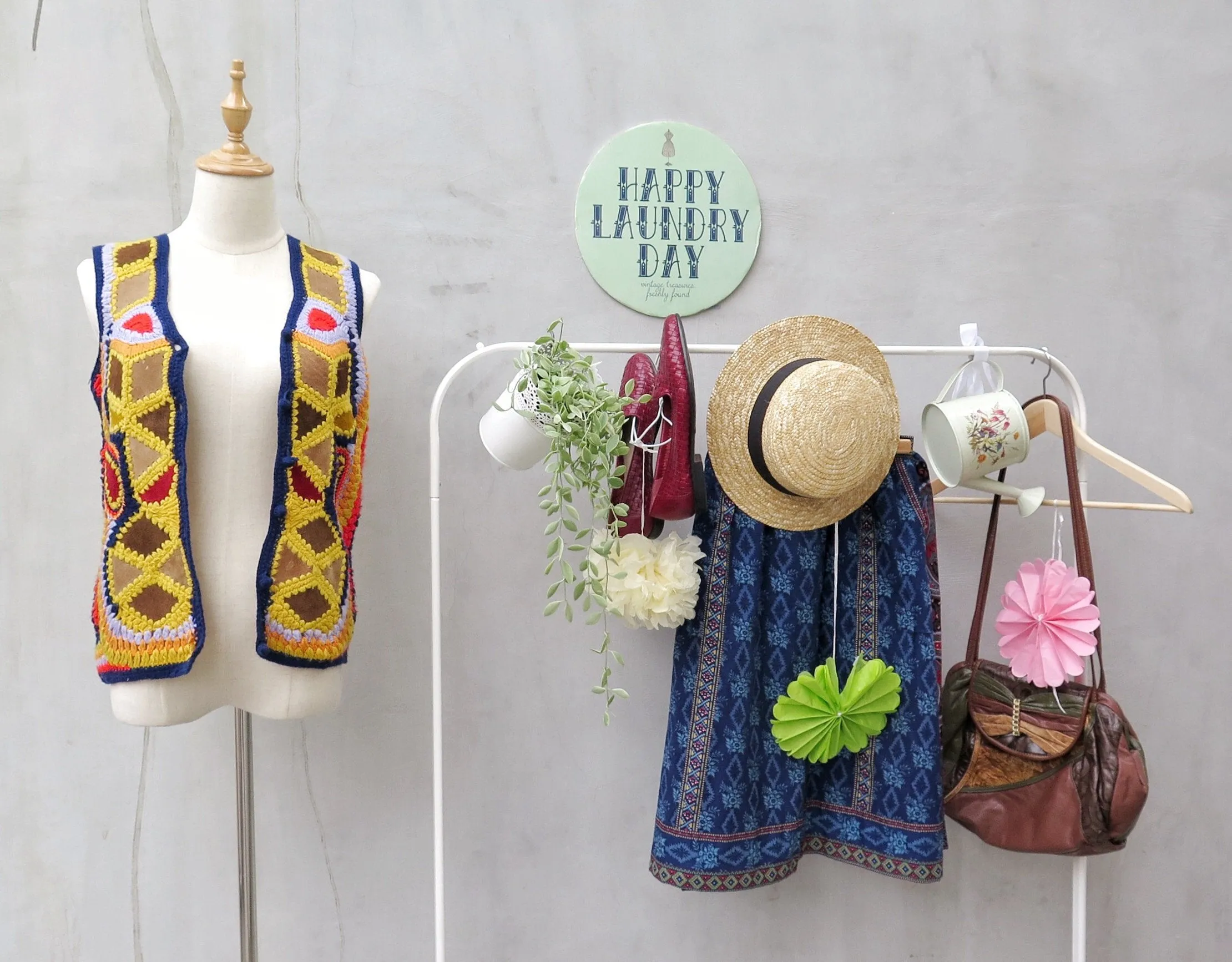Must Have! | Bring on the Music | Vintage 1960s 1970s Bohemian hippie chic Leather patchwork and Crochet Vest Top