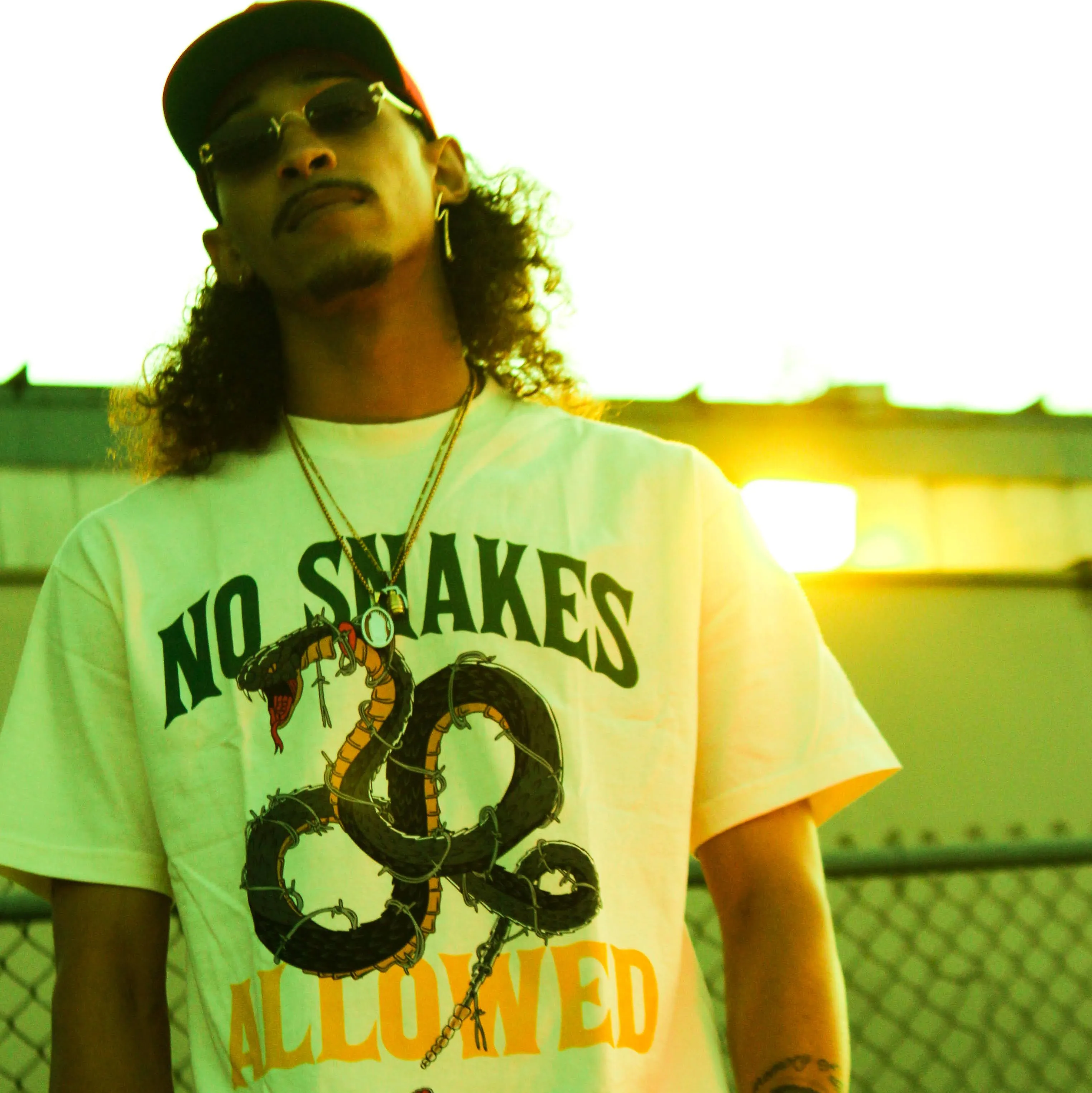 No Snakes Allowed - Natural Sail T-Shirt