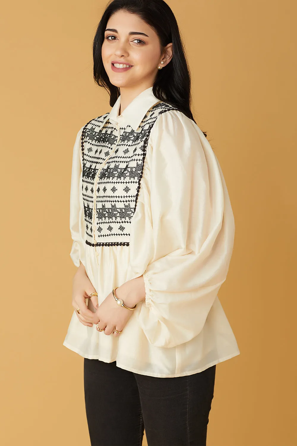 Off-White Blouse