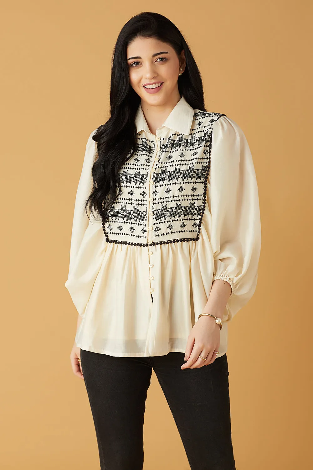 Off-White Blouse