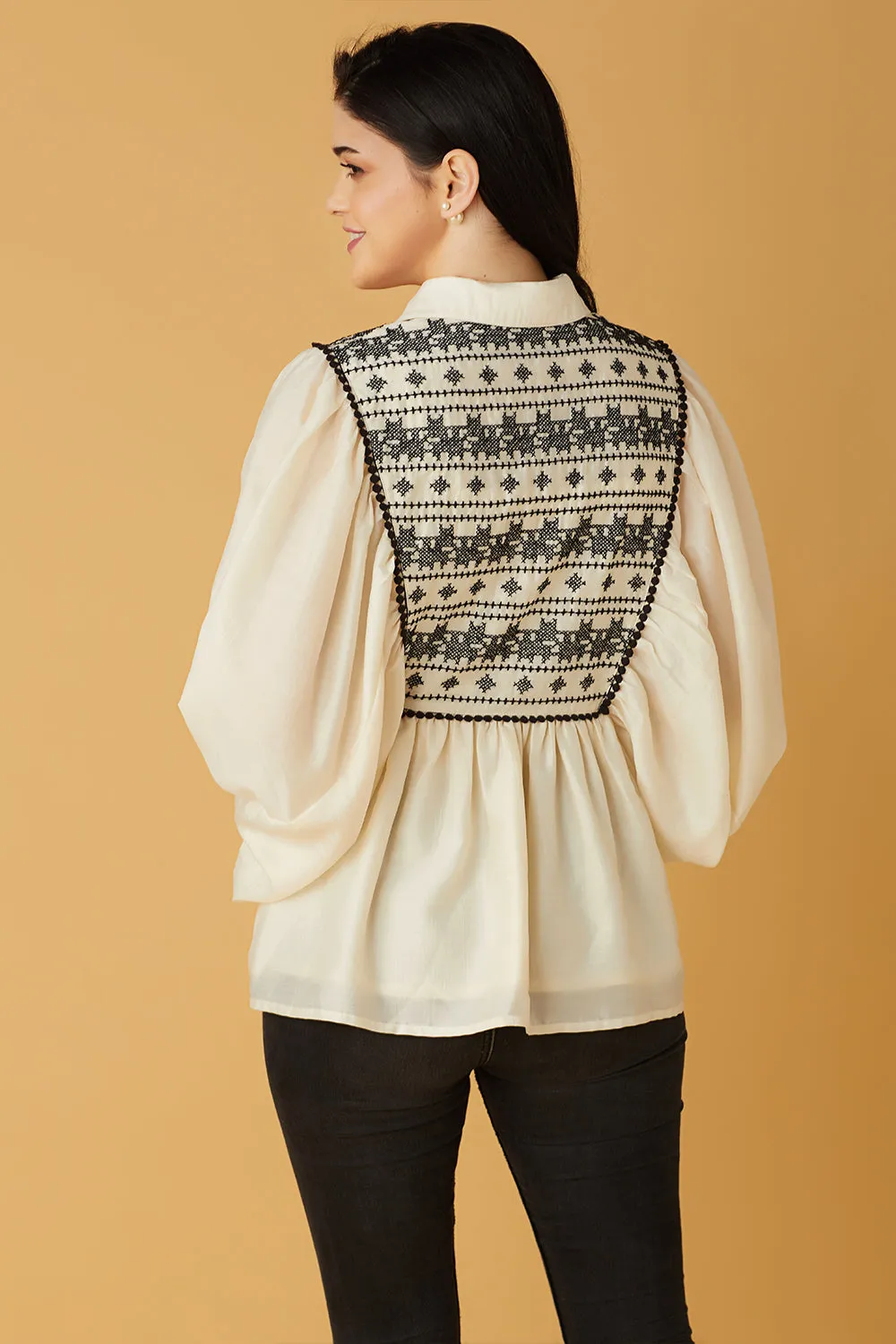 Off-White Blouse