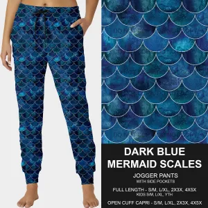 Pre-Order Dark Blue Mermaid Scales Joggers (ETA: mid June)