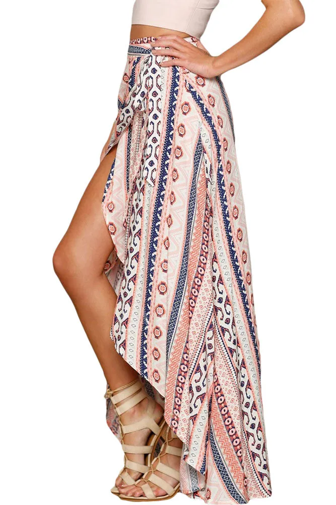 Printed Maxi Skirt