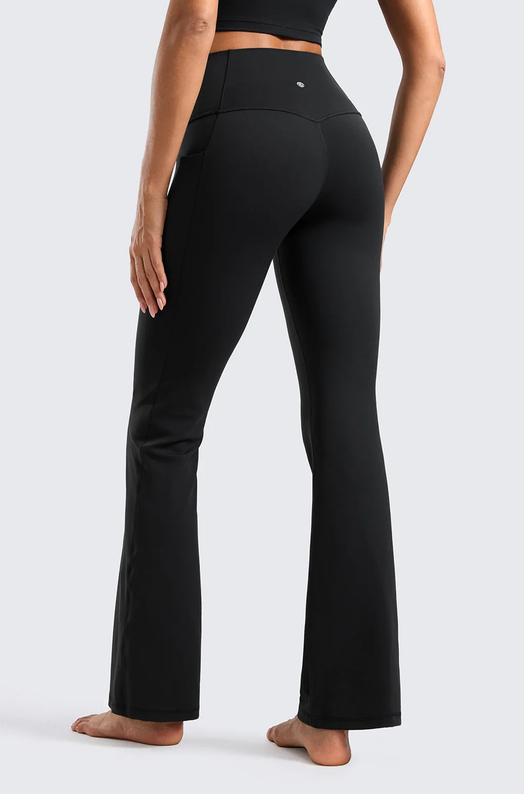 Side Pockets Flare Pants 31.5"