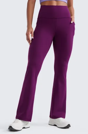 Side Pockets Flare Pants 31.5"