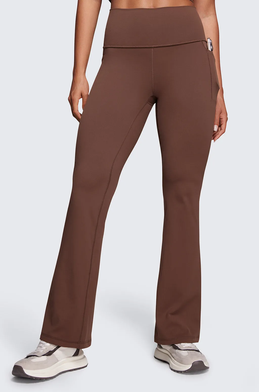 Side Pockets Flare Pants 31.5"