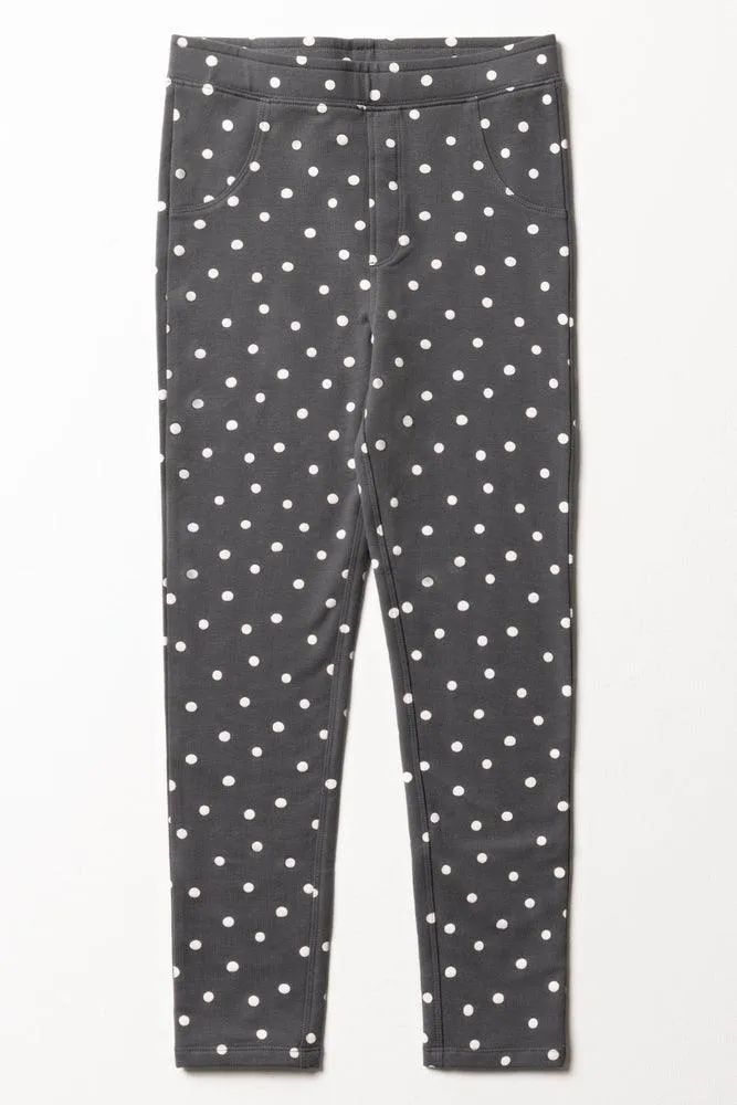 Spot Leggings Dark Grey
