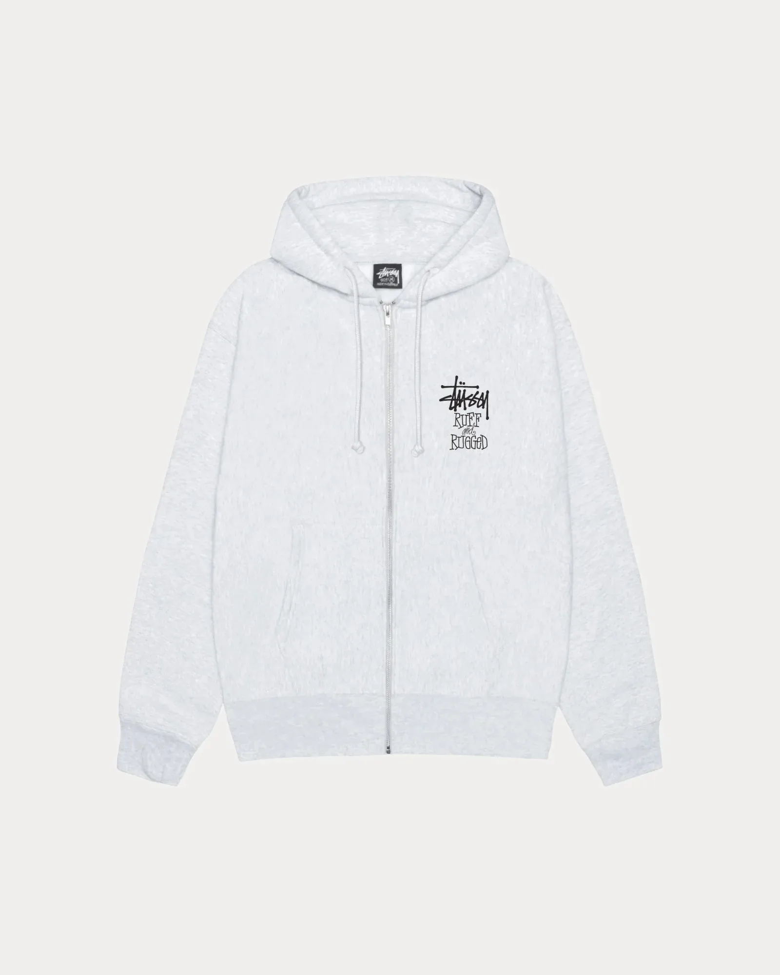 Stüssy Well Suited Zip Hood Ash Heather