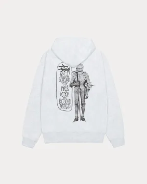 Stüssy Well Suited Zip Hood Ash Heather