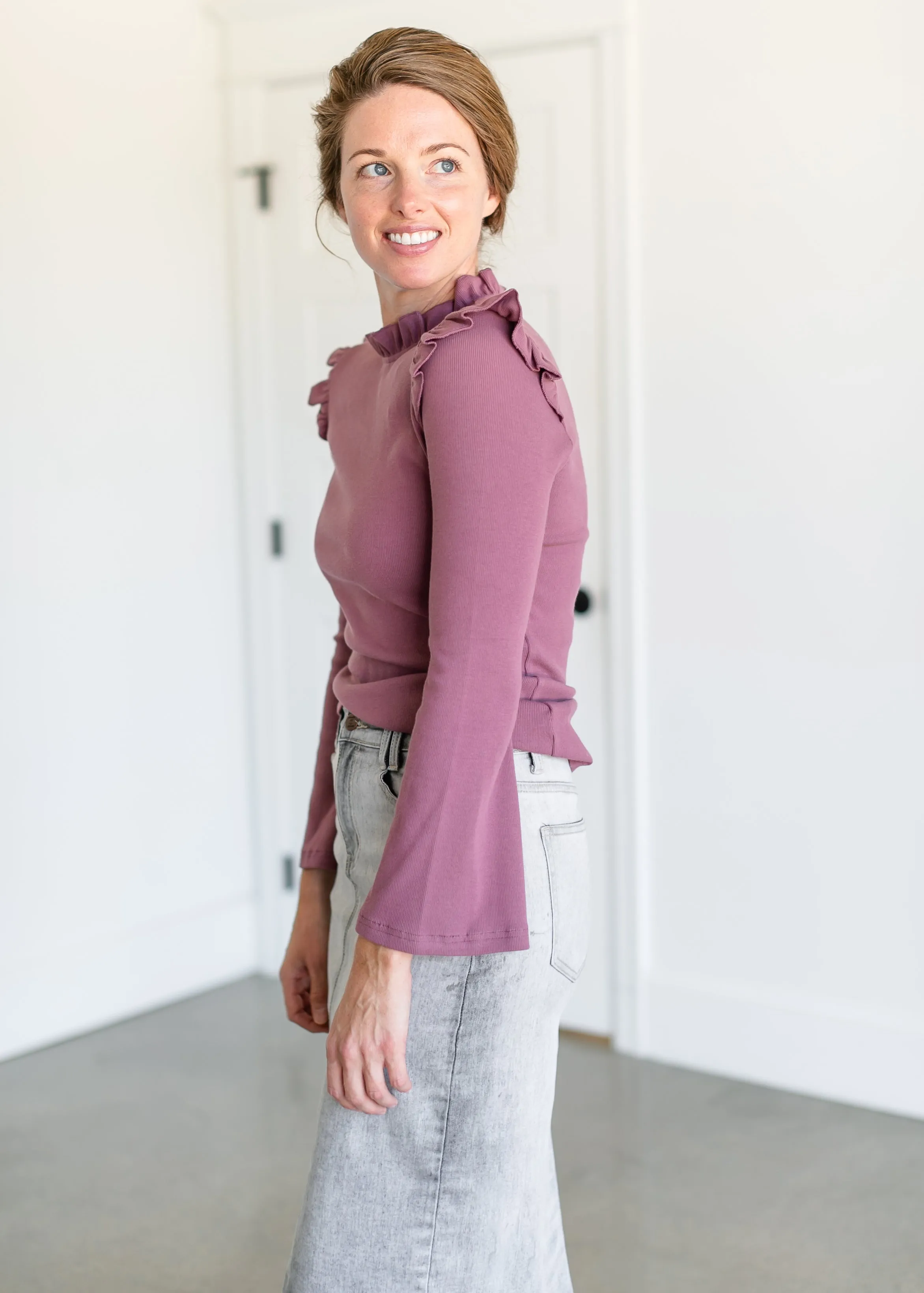 Sydney Ruffle Top - FINAL SALE