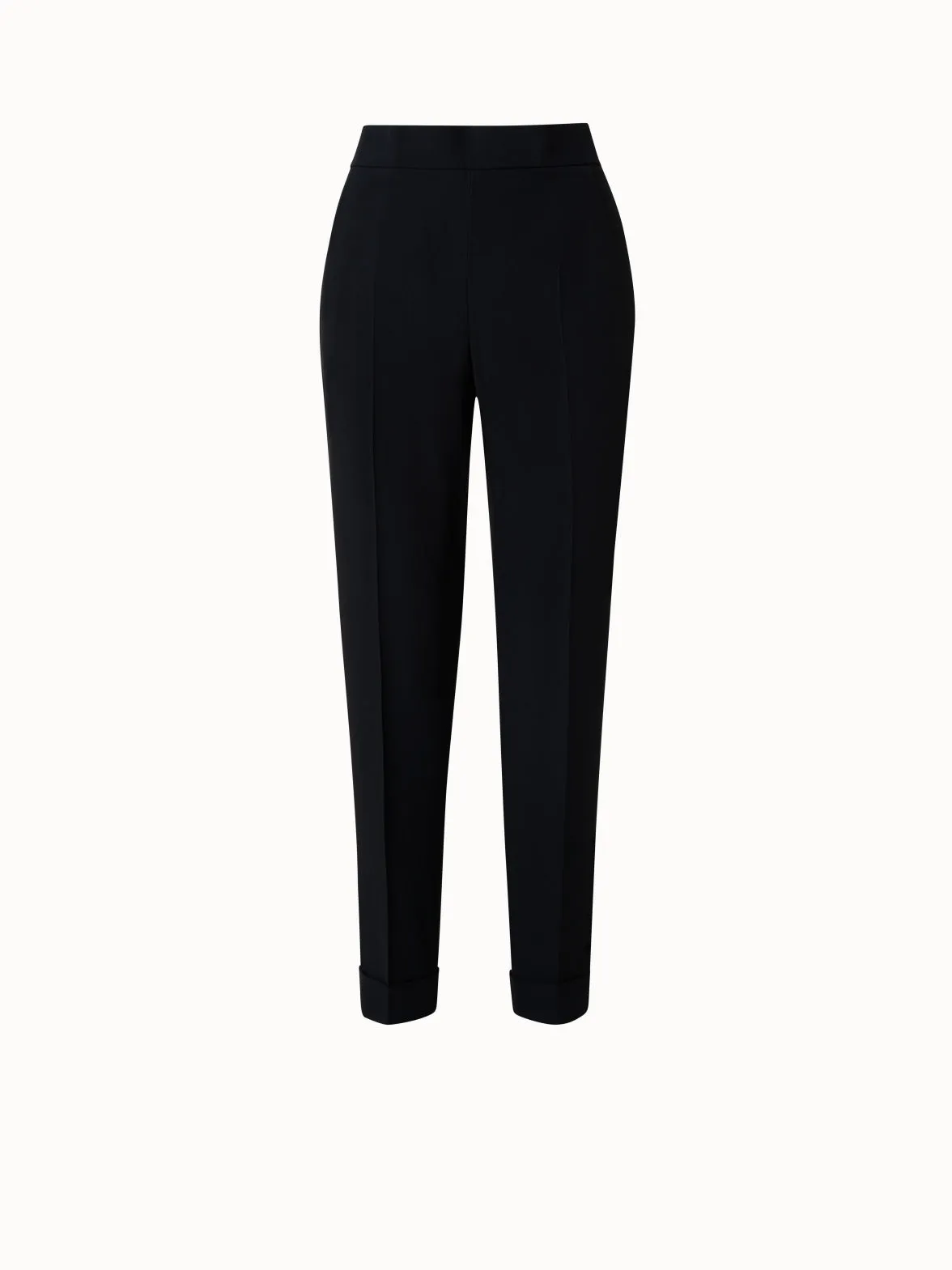 Tapered Hose aus Viskose-Crêpe