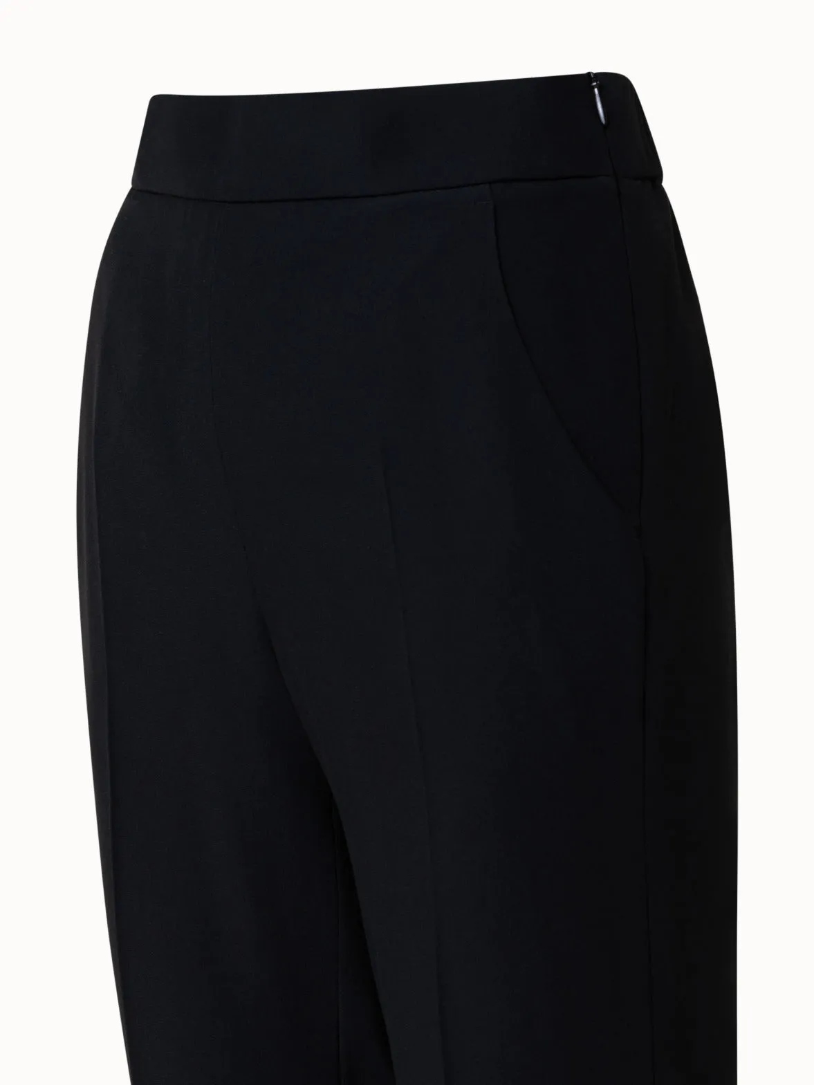 Tapered Hose aus Viskose-Crêpe