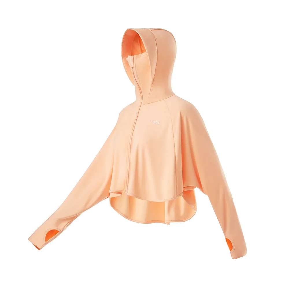 Women's High Collar Hoodie UPF 50  Sun Protection Cloak