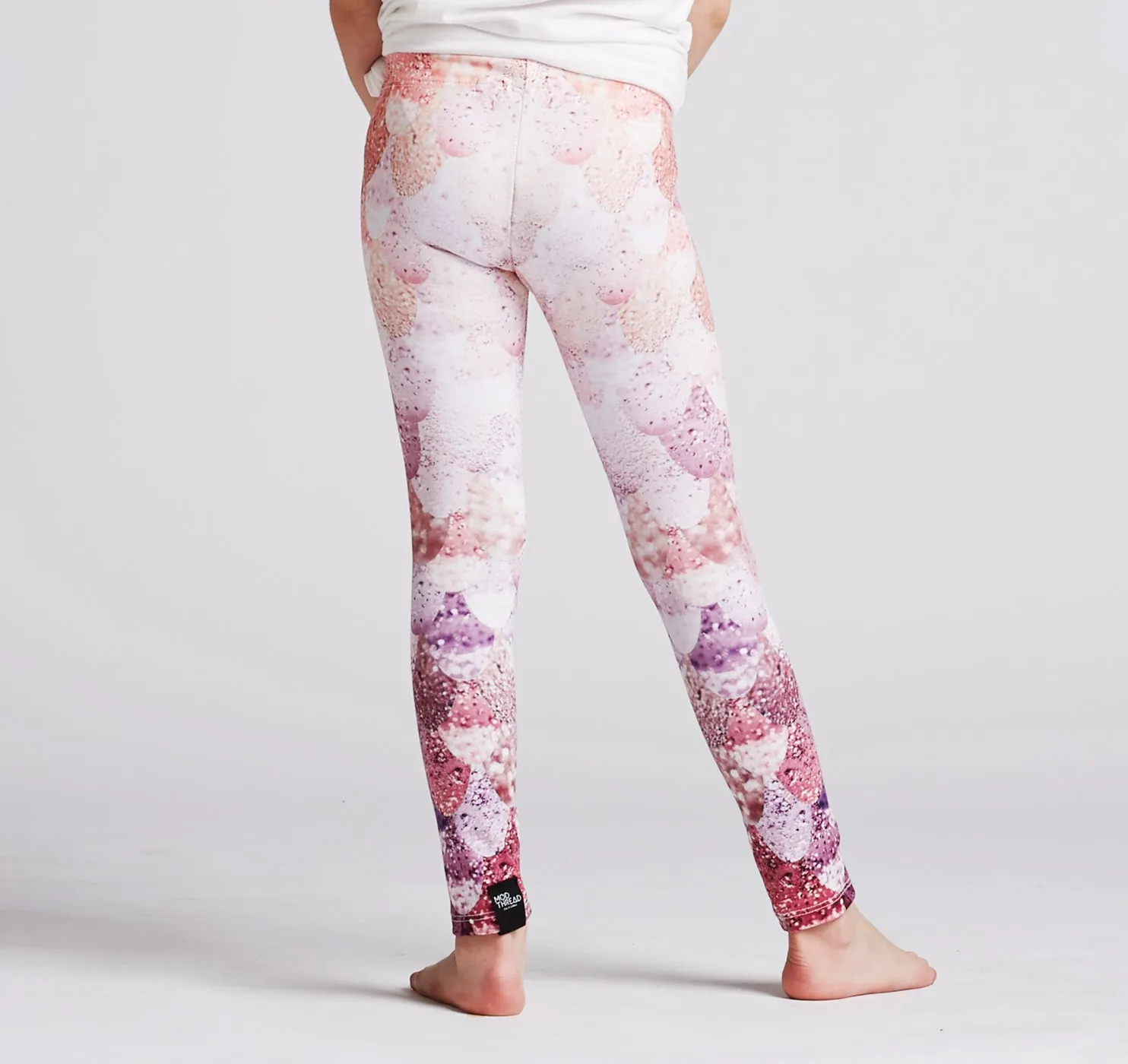 Youth Leggings, Mermaid Rose
