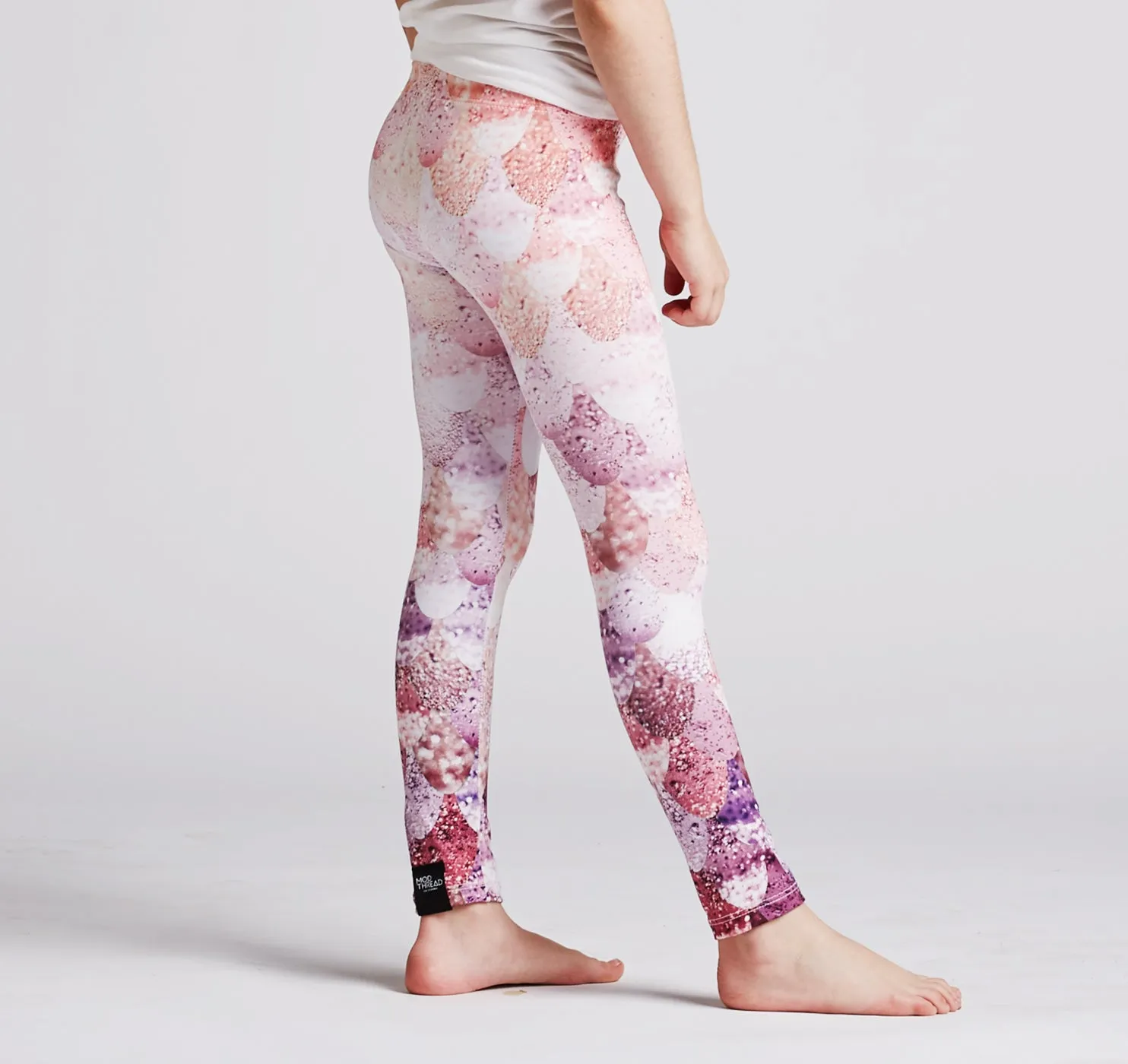 Youth Leggings, Mermaid Rose